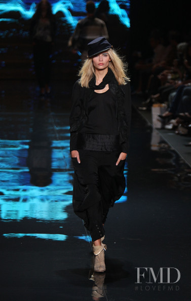Natasha Poly featured in  the Diesel Black Gold fashion show for Spring/Summer 2009