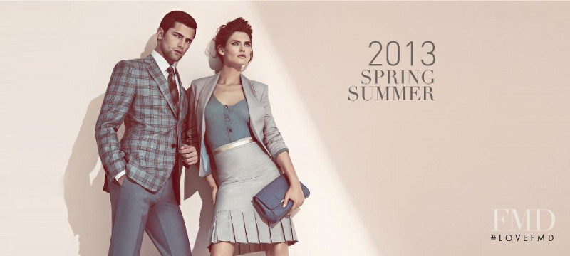 Bianca Balti featured in  the Sarar advertisement for Spring/Summer 2013