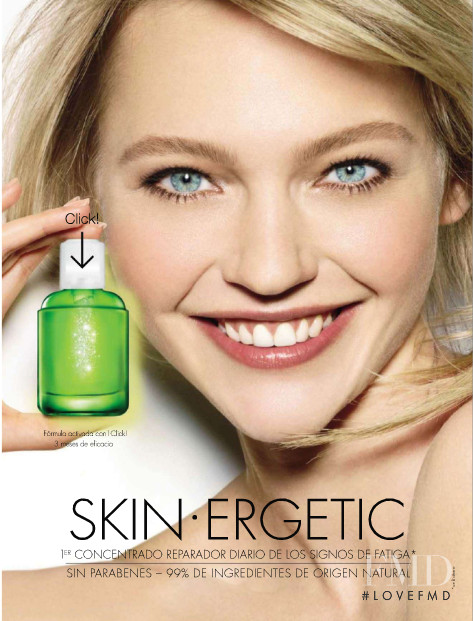 Sasha Pivovarova featured in  the Biotherm skin Ergetic advertisement for Spring/Summer 2011