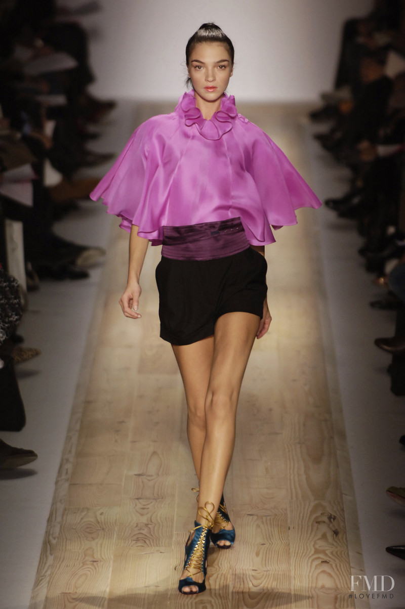 Mariacarla Boscono featured in  the Emanuel Ungaro fashion show for Spring/Summer 2006