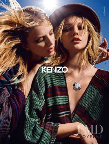 Lily Donaldson featured in  the Kenzo advertisement for Autumn/Winter 2010