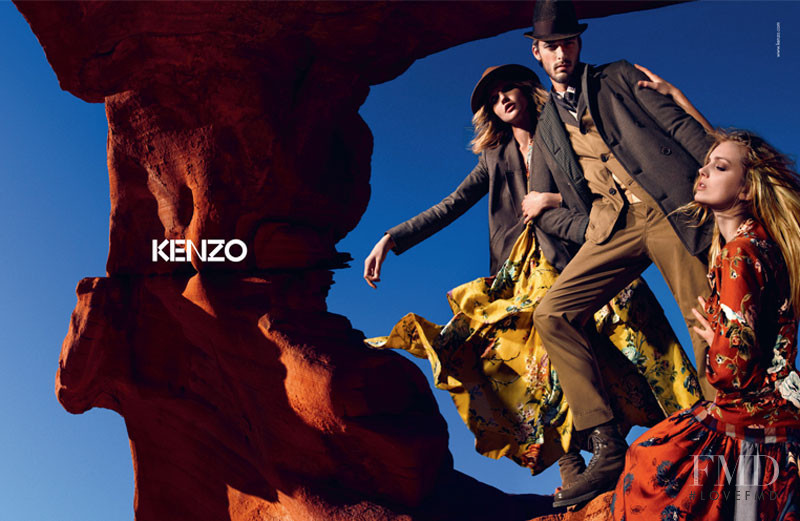 Lily Donaldson featured in  the Kenzo advertisement for Autumn/Winter 2010