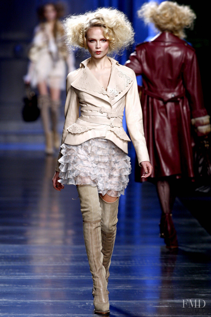 Natasha Poly featured in  the Christian Dior fashion show for Autumn/Winter 2010