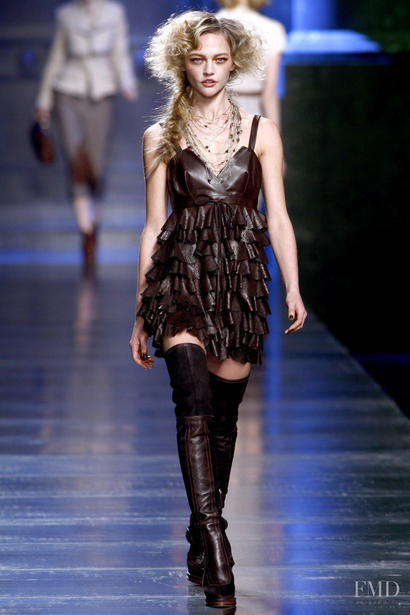 Sasha Pivovarova featured in  the Christian Dior fashion show for Autumn/Winter 2010