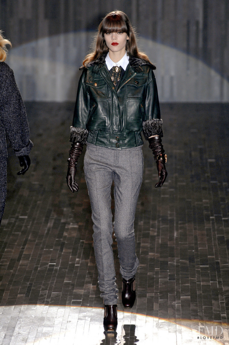 Freja Beha Erichsen featured in  the Gucci fashion show for Autumn/Winter 2007