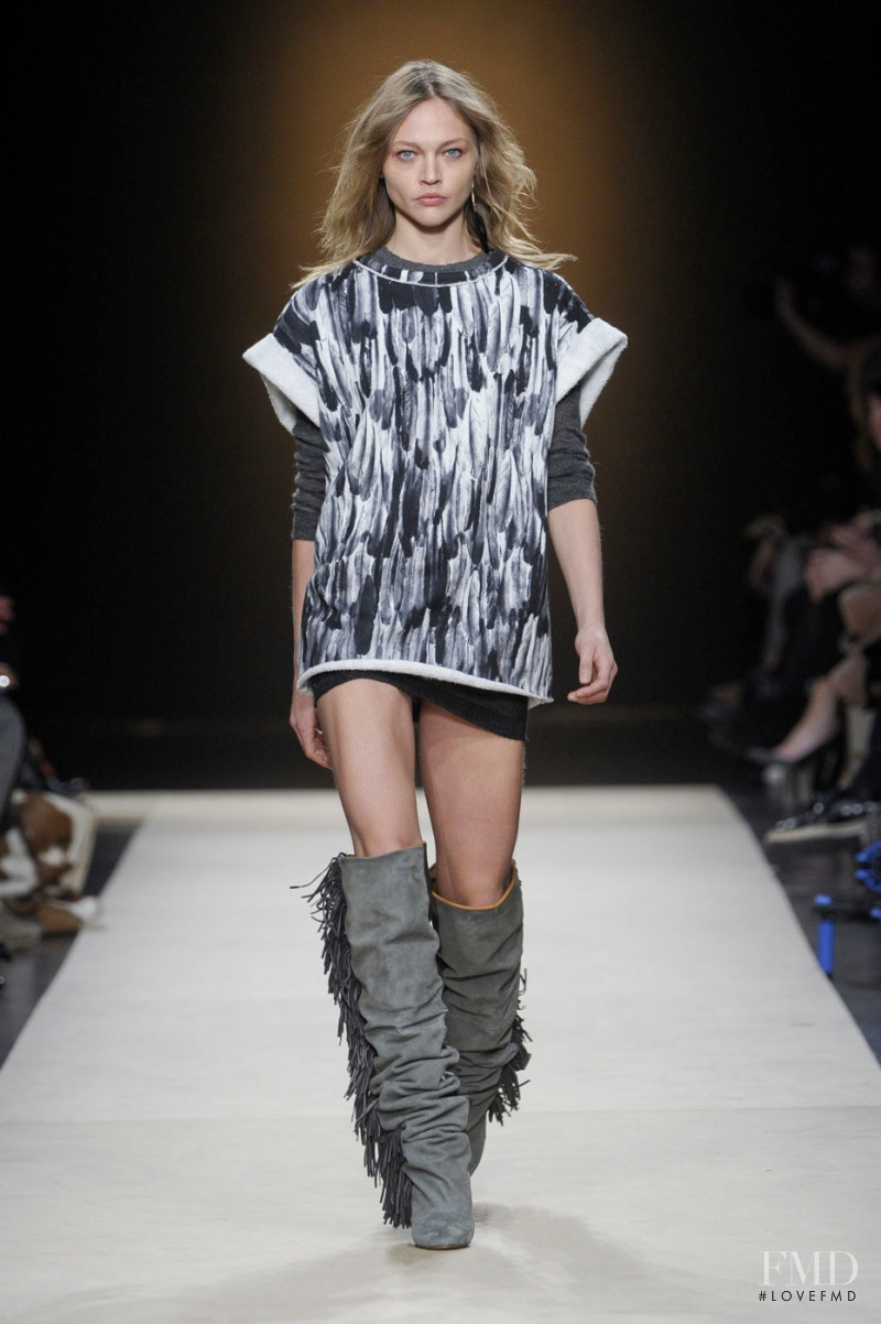 Sasha Pivovarova featured in  the Isabel Marant fashion show for Autumn/Winter 2011
