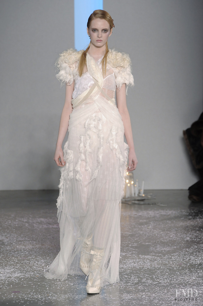 Daria Strokous featured in  the Rodarte fashion show for Autumn/Winter 2010