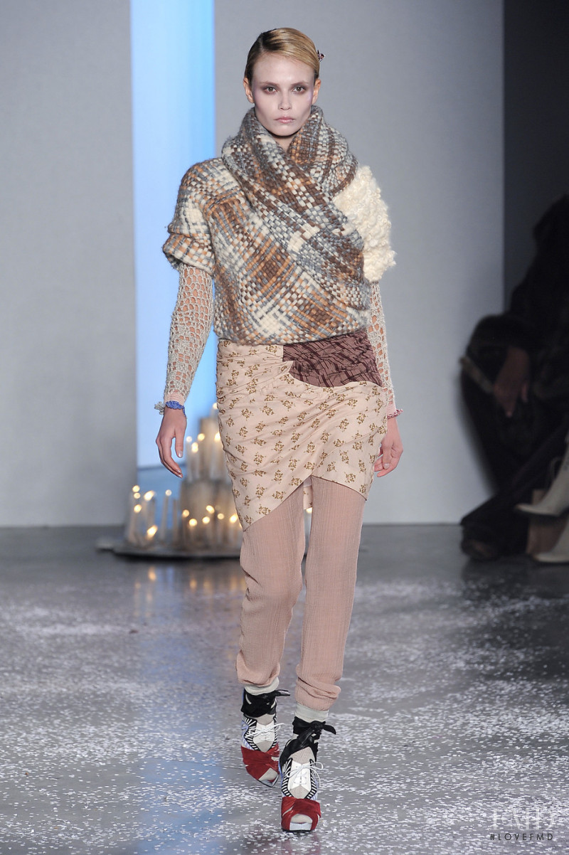 Natasha Poly featured in  the Rodarte fashion show for Autumn/Winter 2010