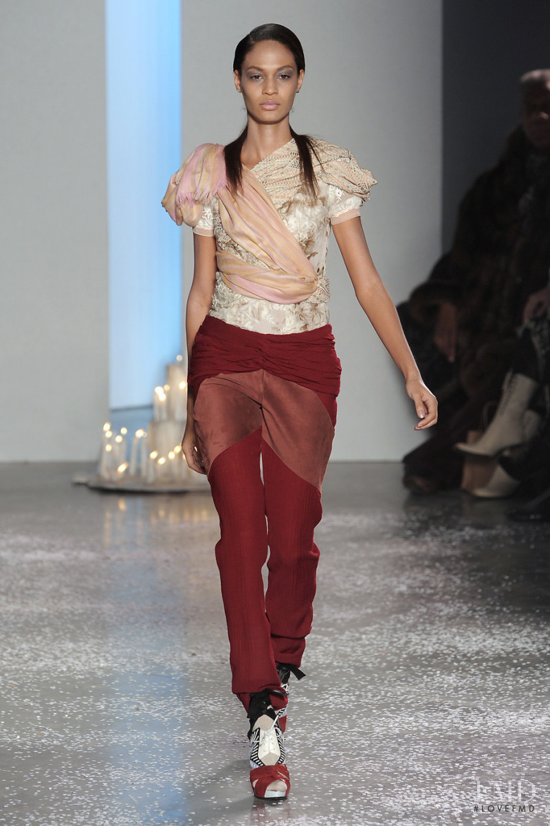 Joan Smalls featured in  the Rodarte fashion show for Autumn/Winter 2010