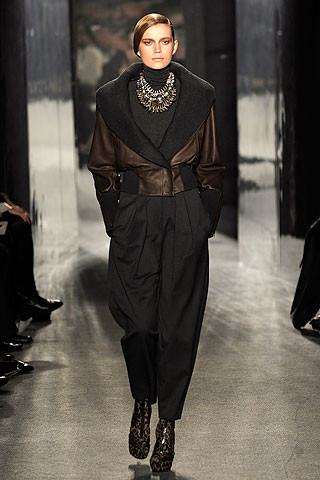 Cato van Ee featured in  the Donna Karan New York fashion show for Autumn/Winter 2009