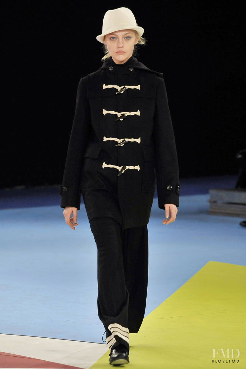 Sasha Pivovarova featured in  the Y-3 fashion show for Autumn/Winter 2009