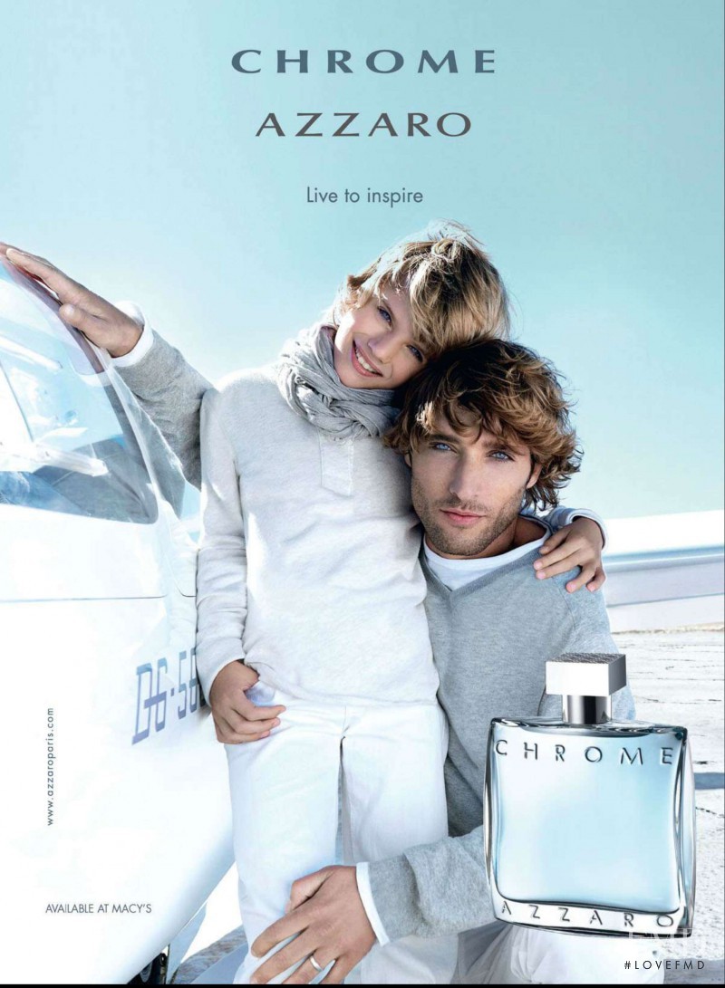 Azzaro Parfums Chrome Fragrance advertisement for Spring/Summer 2013