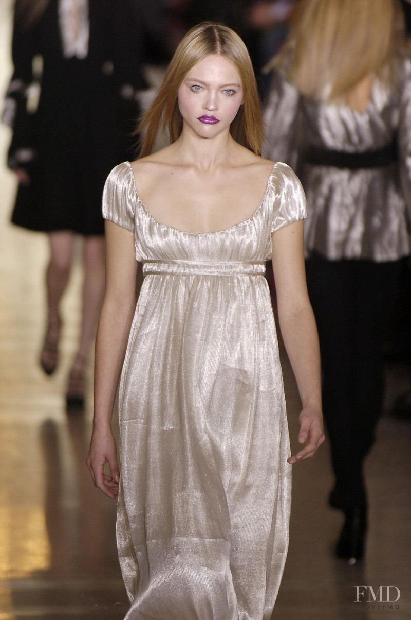 Sasha Pivovarova featured in  the Jill Stuart fashion show for Autumn/Winter 2006