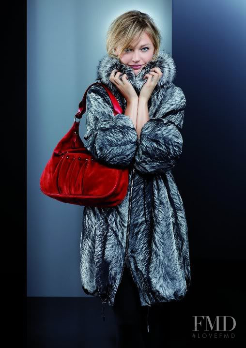 Sasha Pivovarova featured in  the Longchamp catalogue for Autumn/Winter 2010