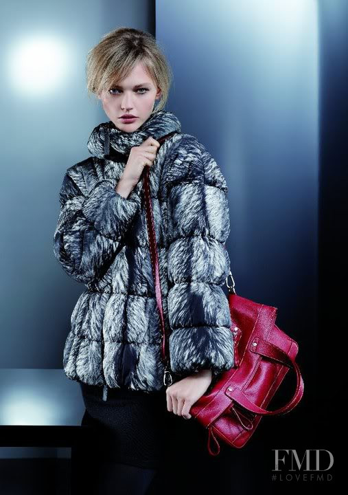 Sasha Pivovarova featured in  the Longchamp catalogue for Autumn/Winter 2010