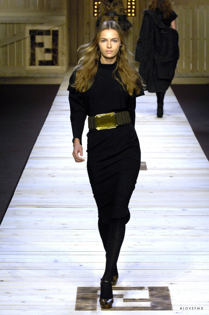 Valentina Zelyaeva featured in  the Fendi fashion show for Autumn/Winter 2007