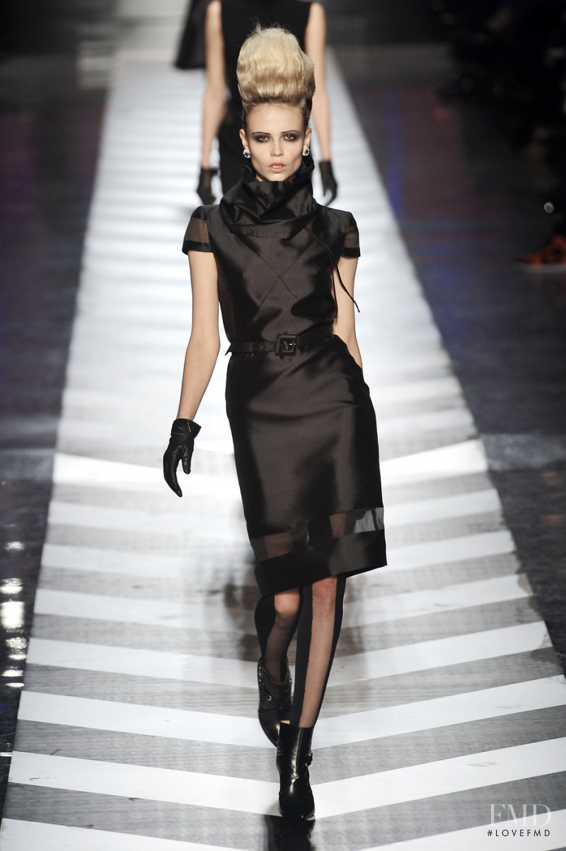 Natasha Poly featured in  the Jean-Paul Gaultier fashion show for Autumn/Winter 2009