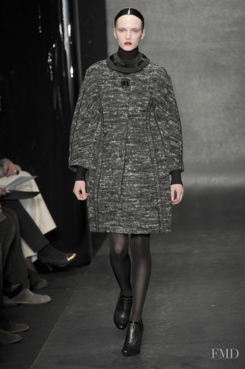 Daria Strokous featured in  the Donna Karan New York fashion show for Autumn/Winter 2010