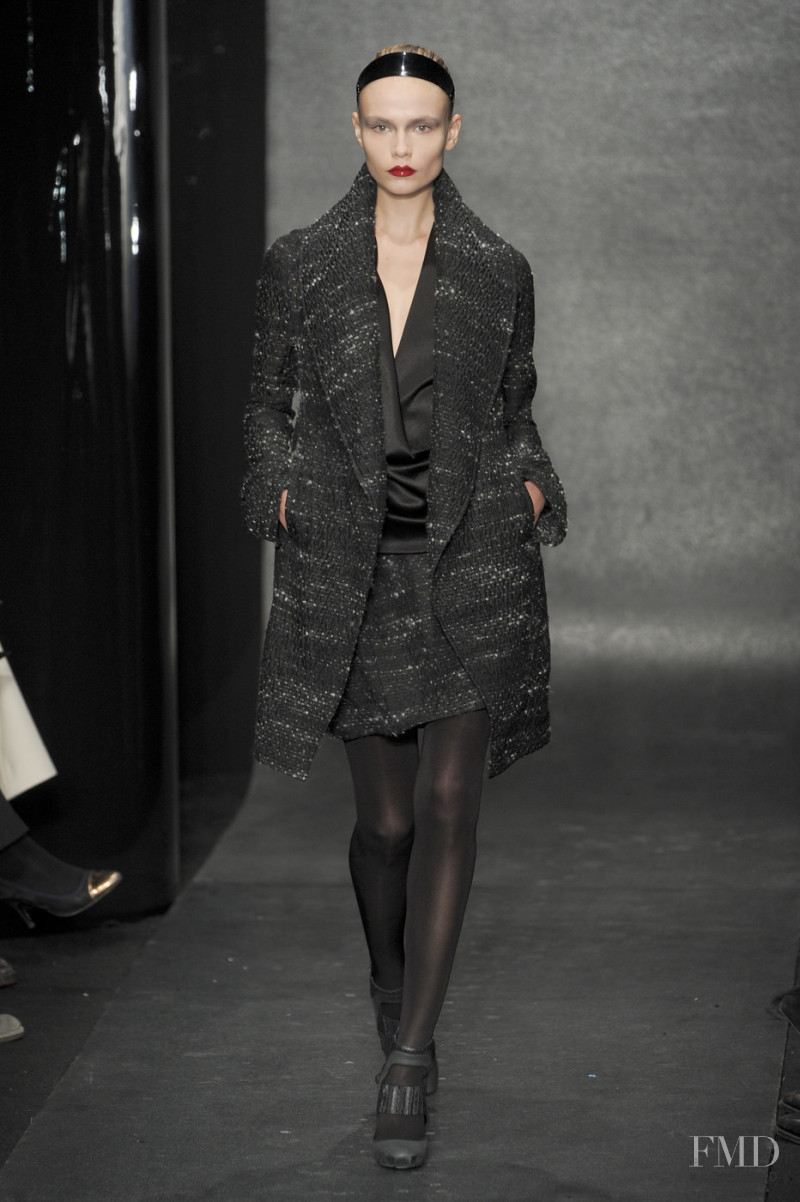 Natasha Poly featured in  the Donna Karan New York fashion show for Autumn/Winter 2010