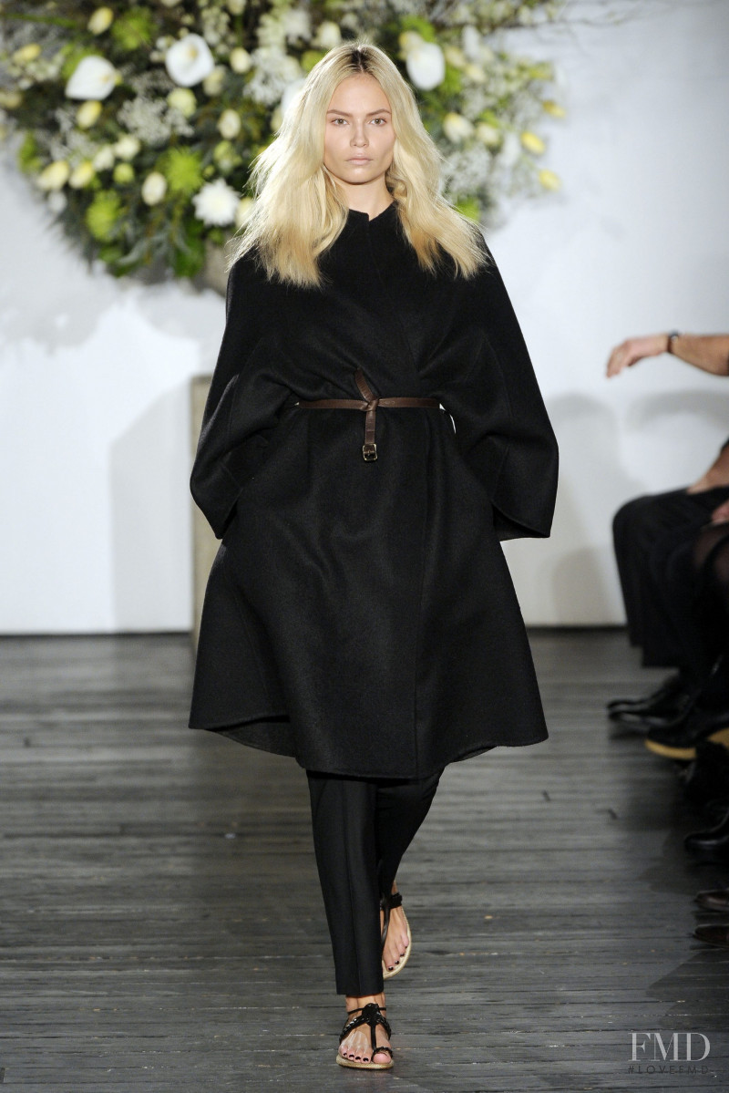 Natasha Poly featured in  the The Row fashion show for Autumn/Winter 2010