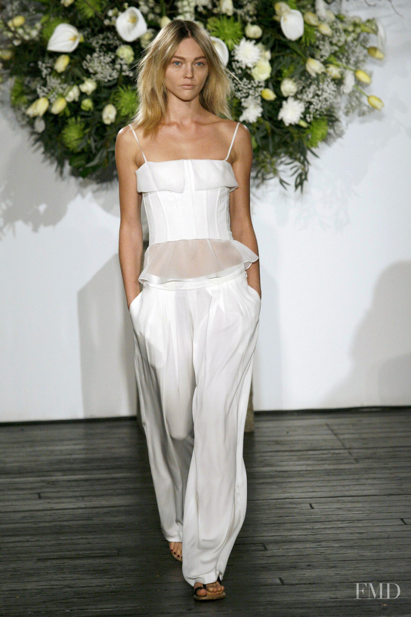 Sasha Pivovarova featured in  the The Row fashion show for Autumn/Winter 2010