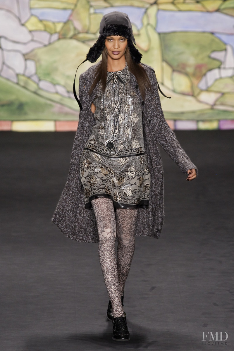 Joan Smalls featured in  the Anna Sui fashion show for Autumn/Winter 2010