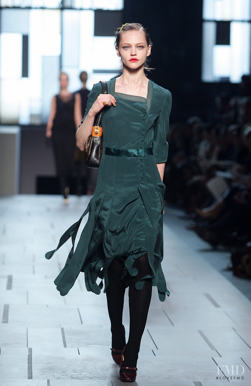 Sasha Pivovarova featured in  the Louis Vuitton fashion show for Autumn/Winter 2005
