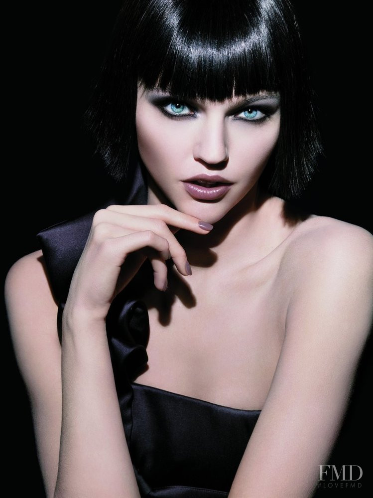 Sasha Pivovarova featured in  the Armani Beauty advertisement for Autumn/Winter 2009