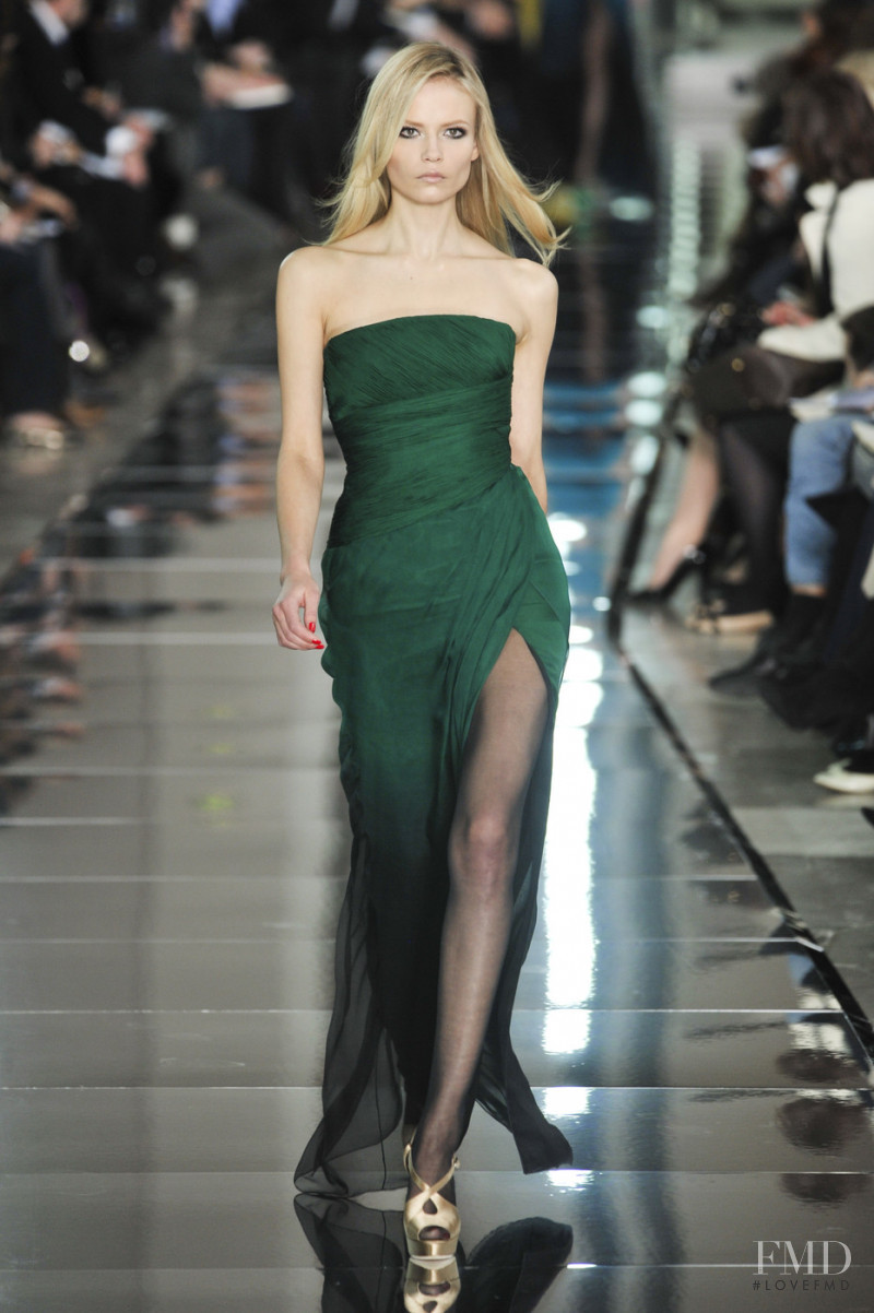 Natasha Poly featured in  the Valentino fashion show for Autumn/Winter 2009