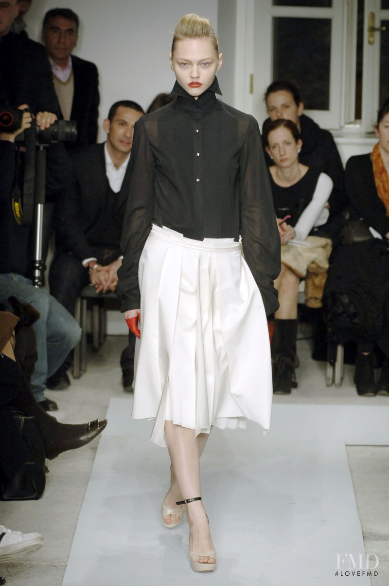 Sasha Pivovarova featured in  the Brioni fashion show for Autumn/Winter 2006