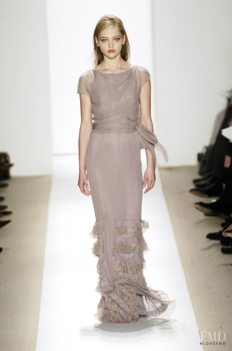 Sasha Pivovarova featured in  the J Mendel fashion show for Autumn/Winter 2006