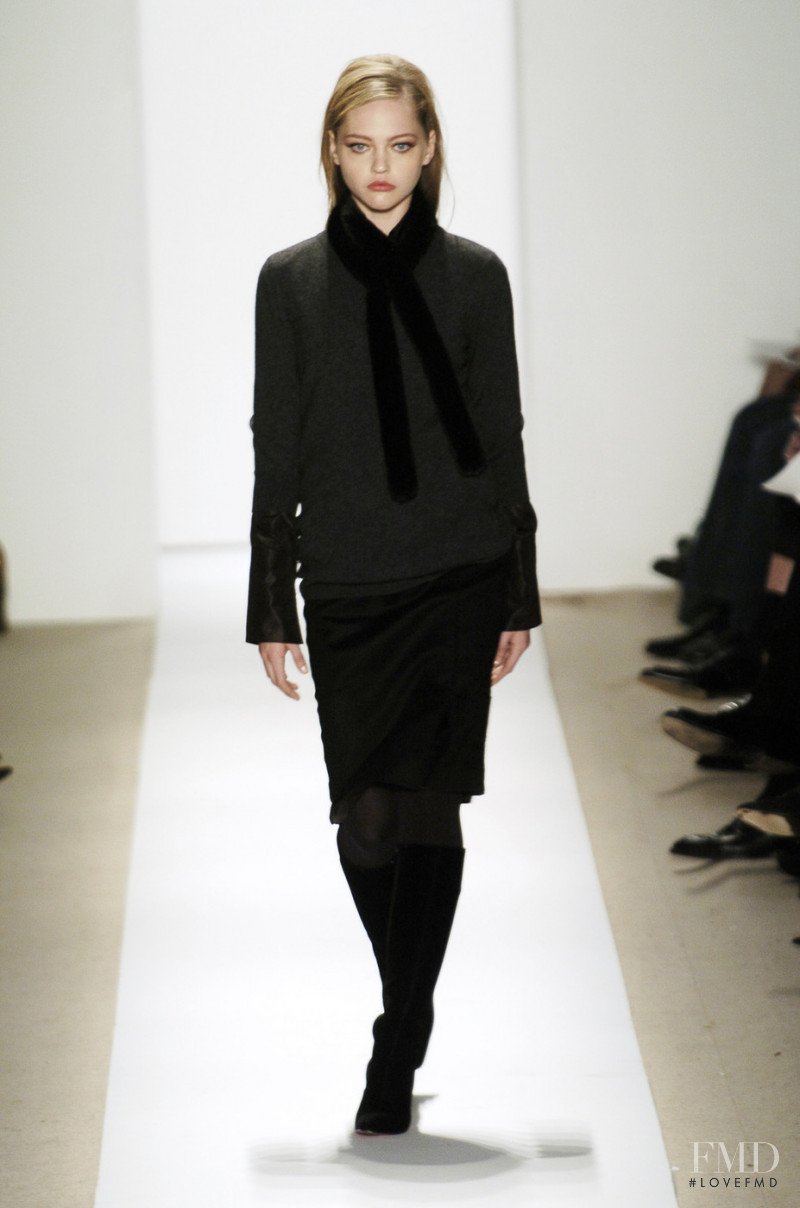 Sasha Pivovarova featured in  the J Mendel fashion show for Autumn/Winter 2006