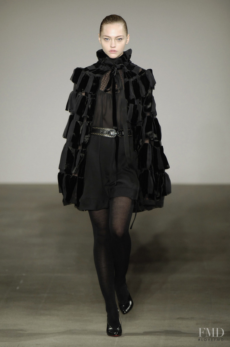 Sasha Pivovarova featured in  the Derek Lam fashion show for Autumn/Winter 2006