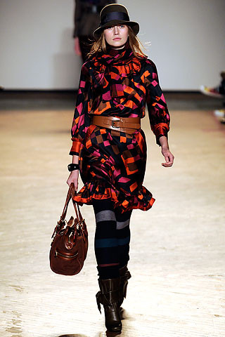 Cato van Ee featured in  the Marc by Marc Jacobs fashion show for Autumn/Winter 2009
