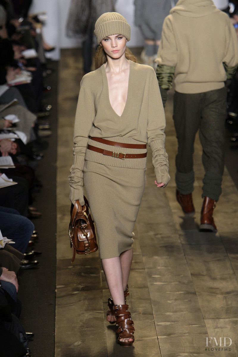 Julija Steponaviciute featured in  the Michael Kors Collection fashion show for Autumn/Winter 2010