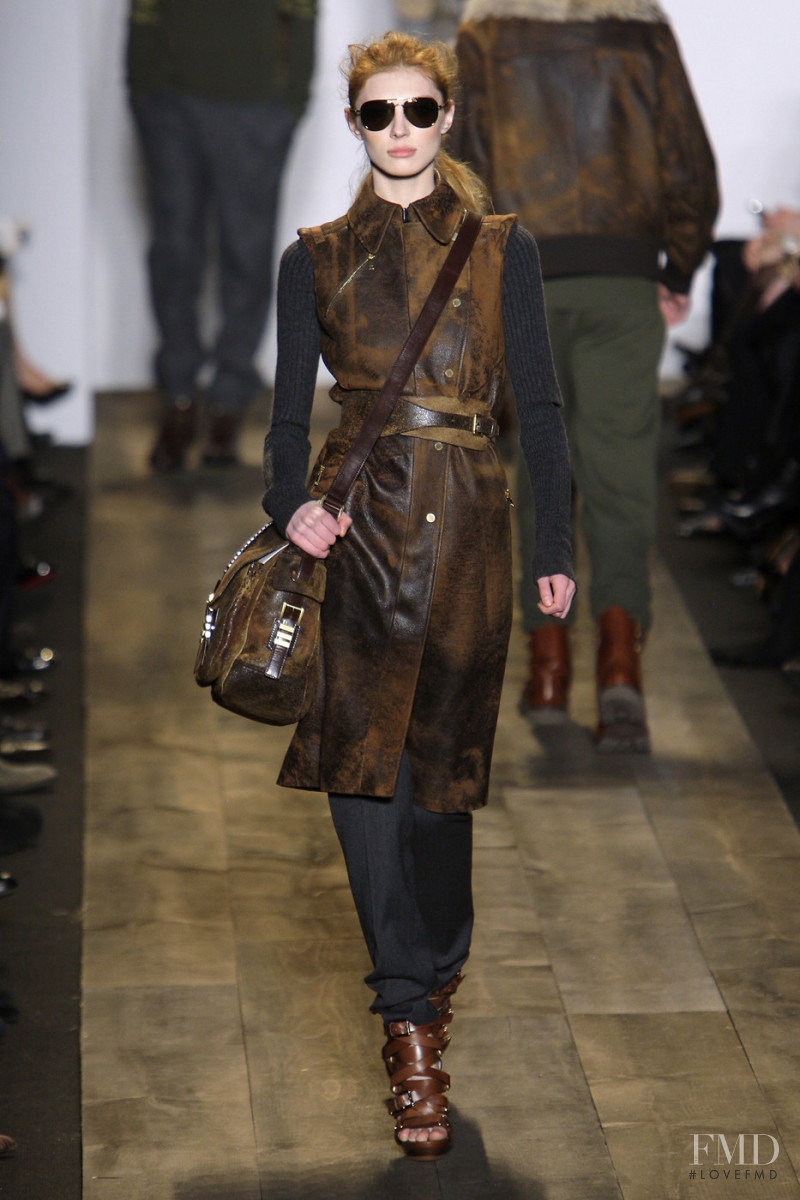 Olga Sherer featured in  the Michael Kors Collection fashion show for Autumn/Winter 2010