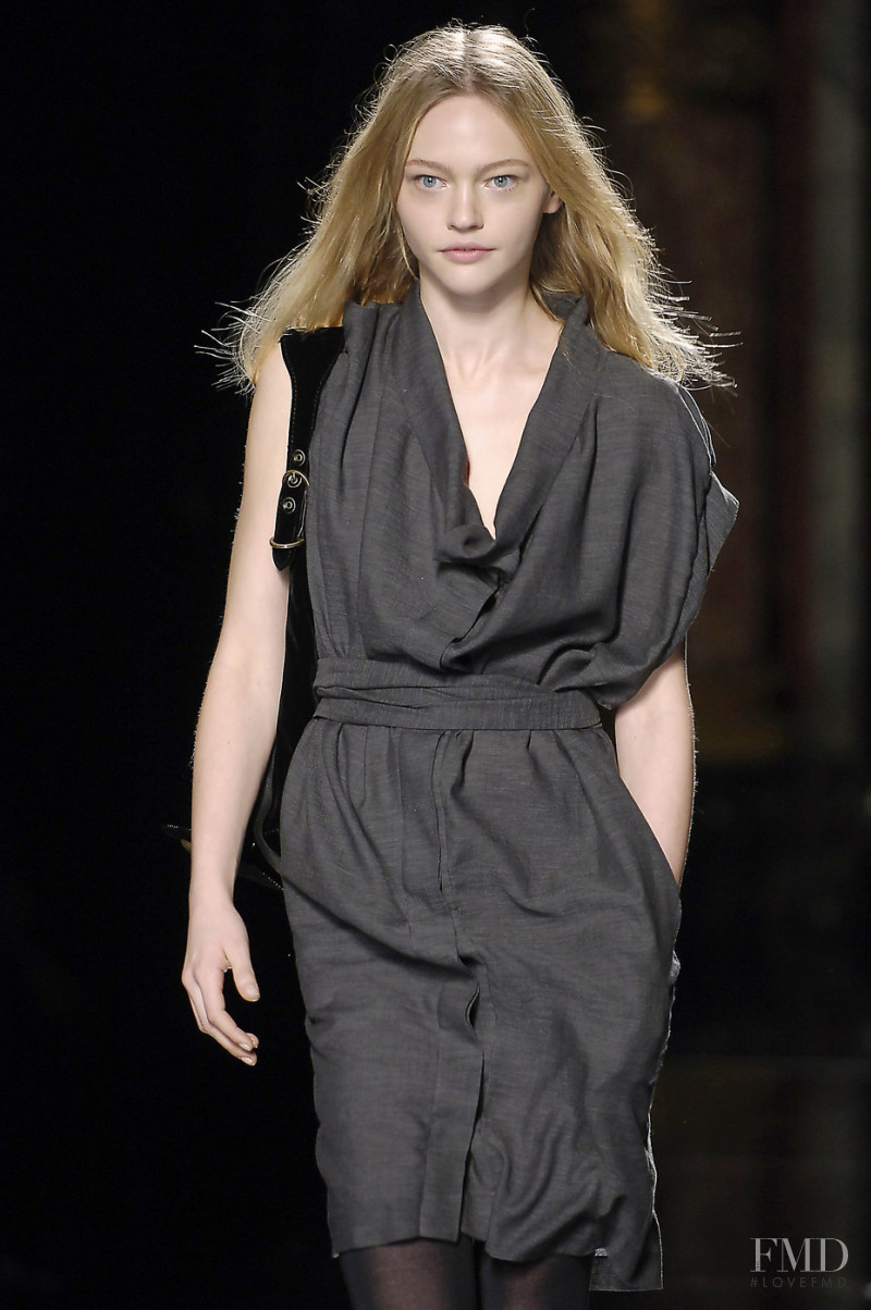 Sasha Pivovarova featured in  the Stella McCartney fashion show for Autumn/Winter 2006
