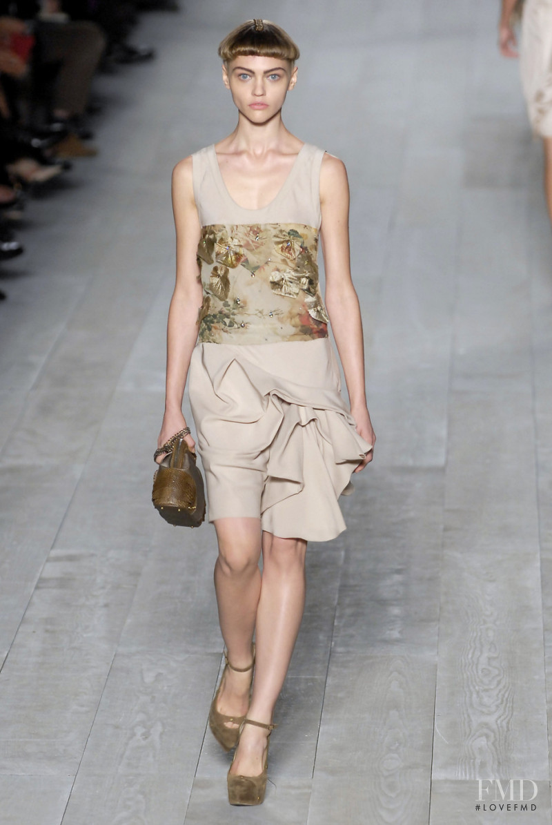 Sasha Pivovarova featured in  the Christian Dior fashion show for Spring/Summer 2007