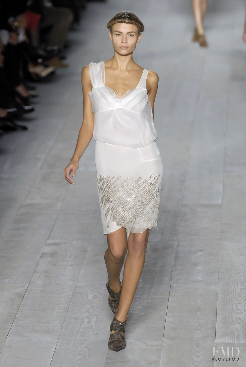Natasha Poly featured in  the Christian Dior fashion show for Spring/Summer 2007