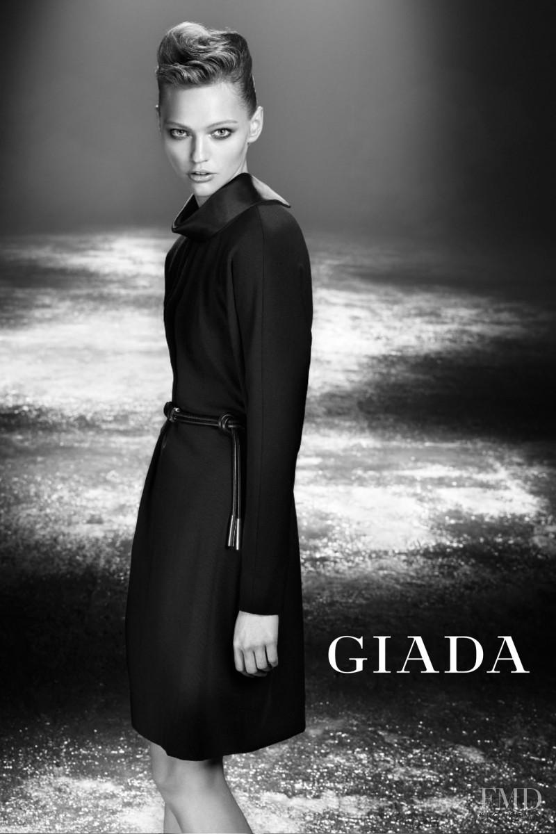 Sasha Pivovarova featured in  the Giada advertisement for Autumn/Winter 2009