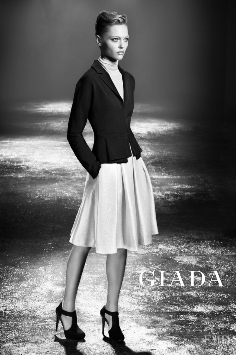 Sasha Pivovarova featured in  the Giada advertisement for Autumn/Winter 2009