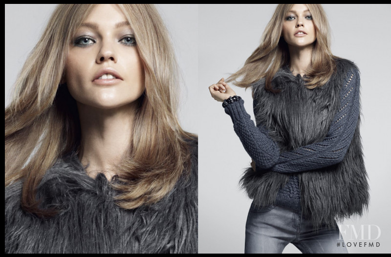 Sasha Pivovarova featured in  the OVS Industry advertisement for Autumn/Winter 2011
