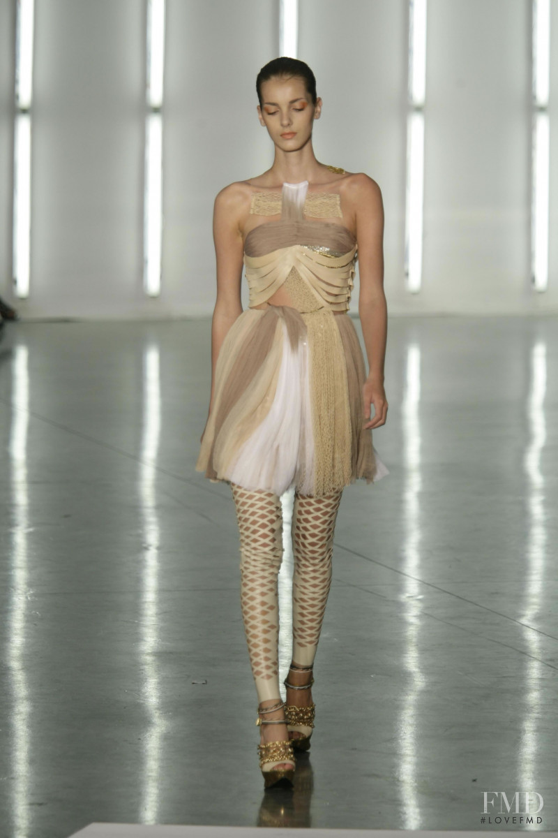 Denisa Dvorakova featured in  the Rodarte fashion show for Spring/Summer 2009