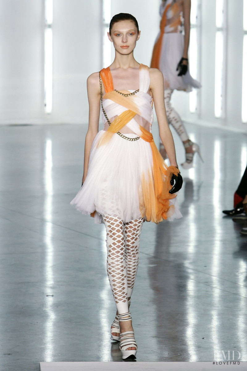 Olga Sherer featured in  the Rodarte fashion show for Spring/Summer 2009