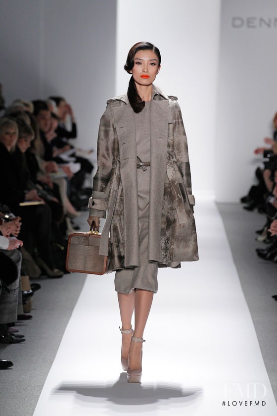 Ruth Bell featured in  the Dennis Basso fashion show for Autumn/Winter 2012
