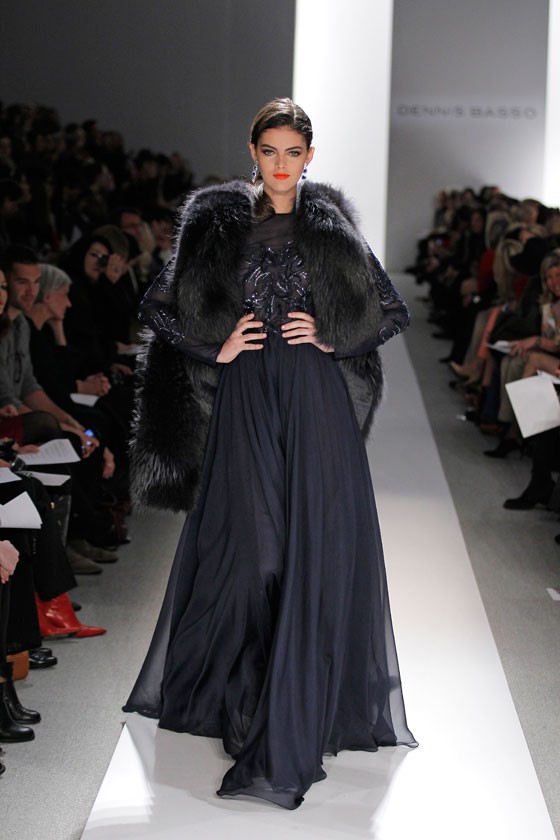 Dennis Basso fashion show for Autumn/Winter 2012