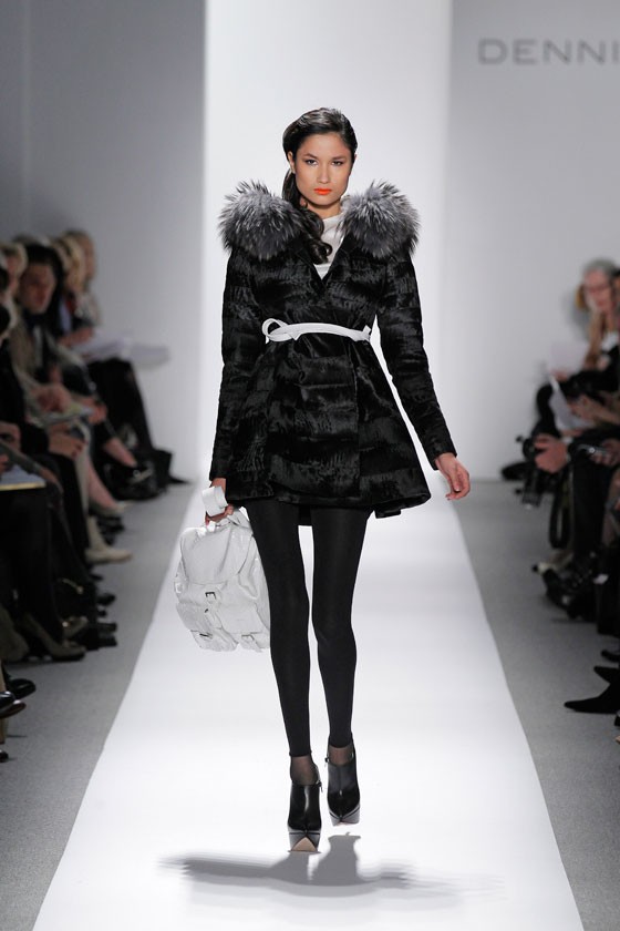 Dennis Basso fashion show for Autumn/Winter 2012