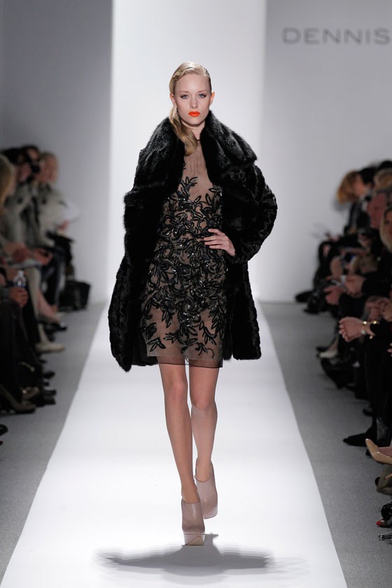 Dennis Basso fashion show for Autumn/Winter 2012