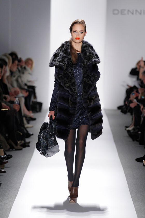 Dennis Basso fashion show for Autumn/Winter 2012