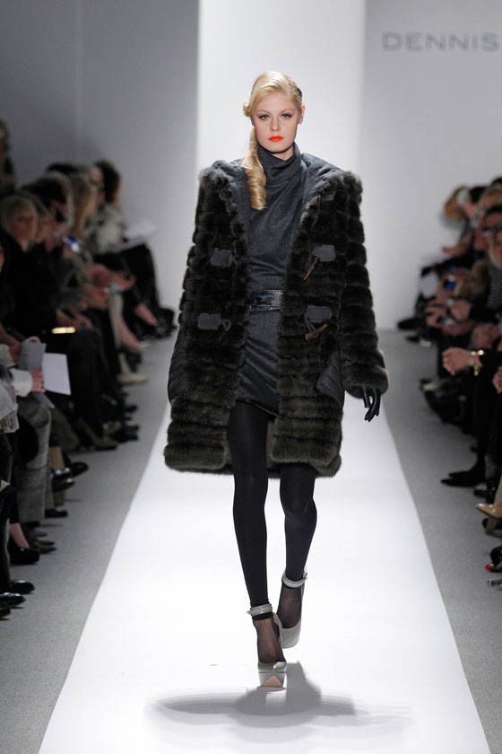 Dennis Basso fashion show for Autumn/Winter 2012